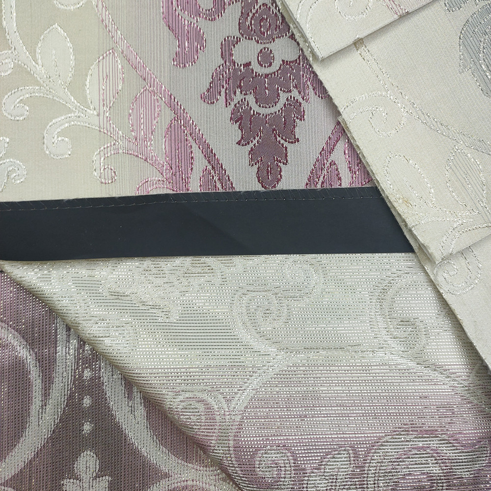 การออกแบบสไตล์ตะวันออกกลาง 170gsm Lurex Jacquard ผ้าม่าน 